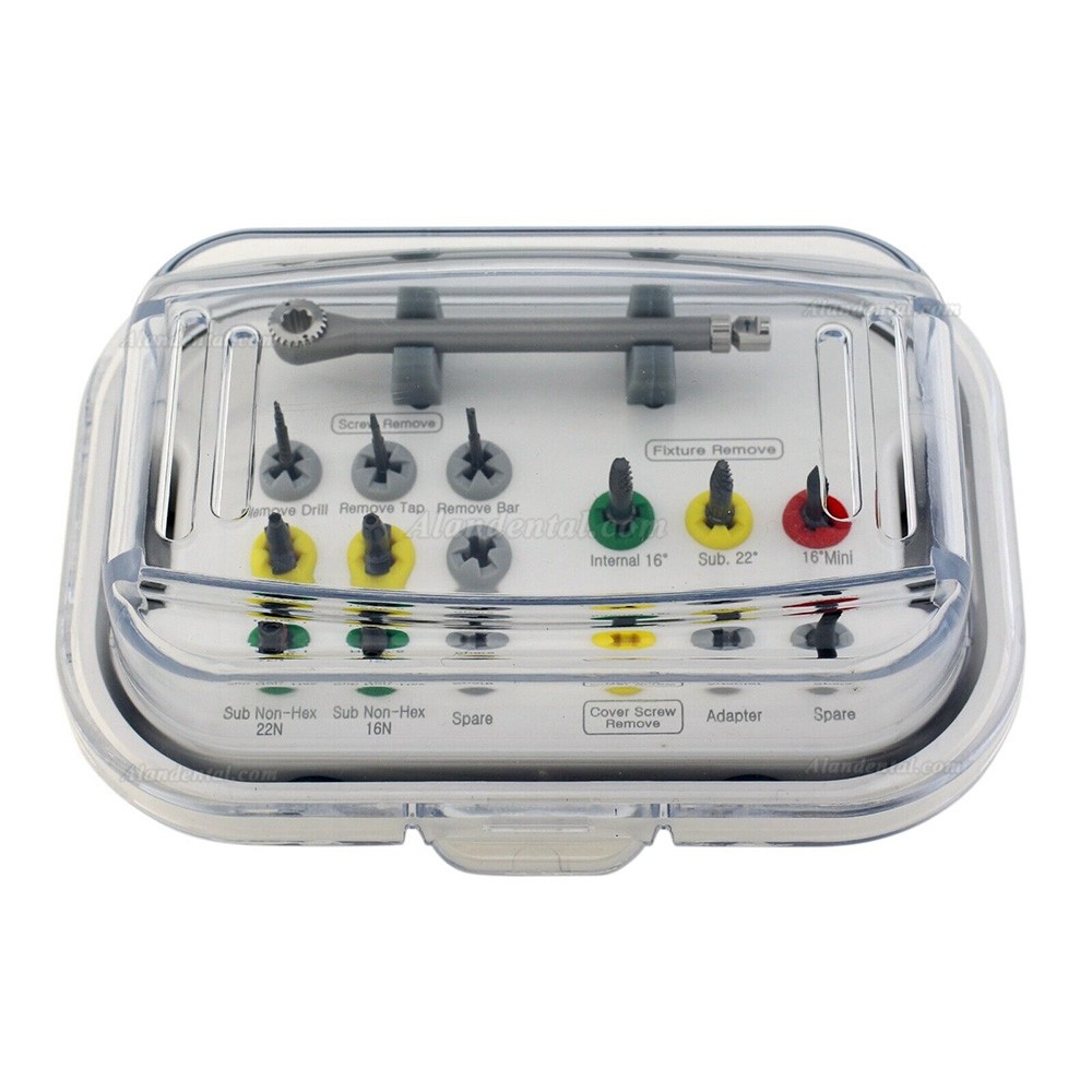 Dental Implant Fixture & Fractured Screw Removal Kit